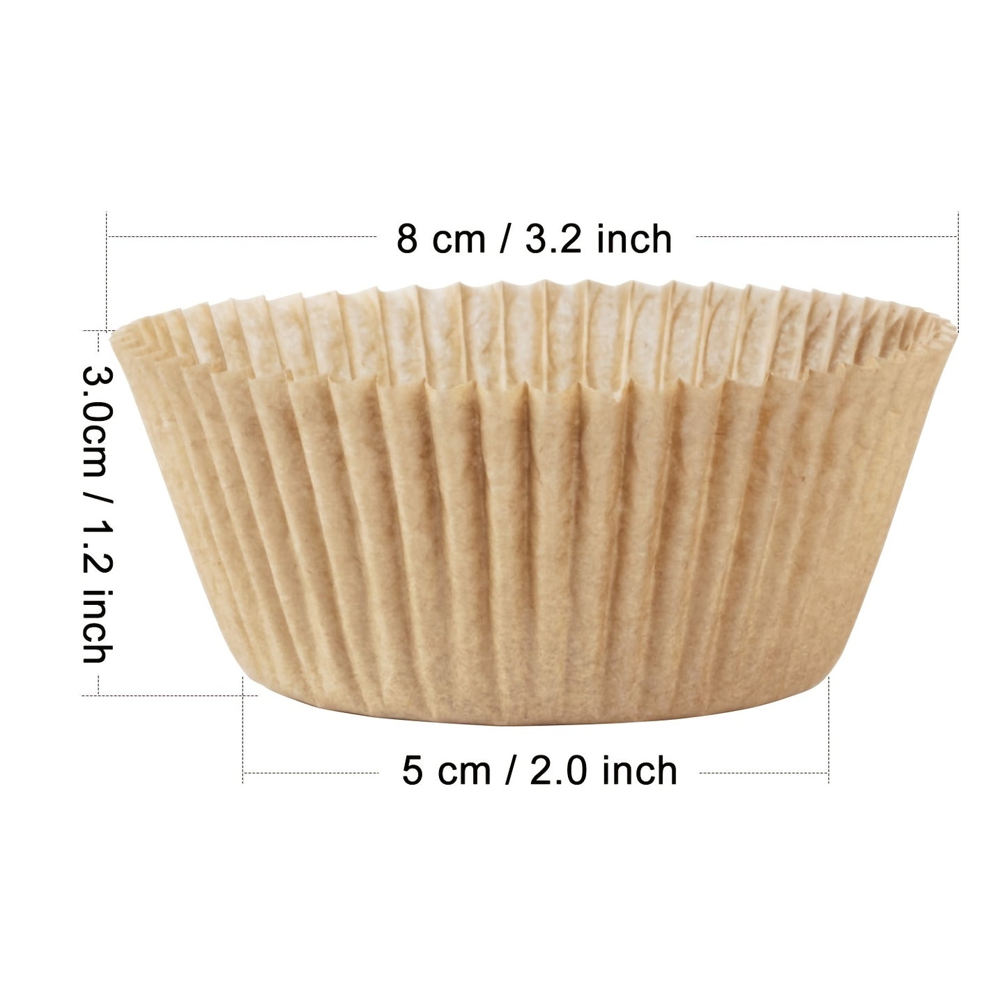 Eoonfirst 200 Count Standard Baking Cups for Commercial Use