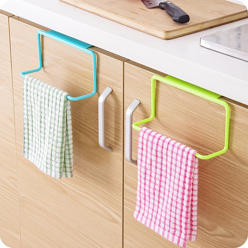 Over-the-Cabinet Kitchen Dish Towel Bar - Space-Saving Storage Solution