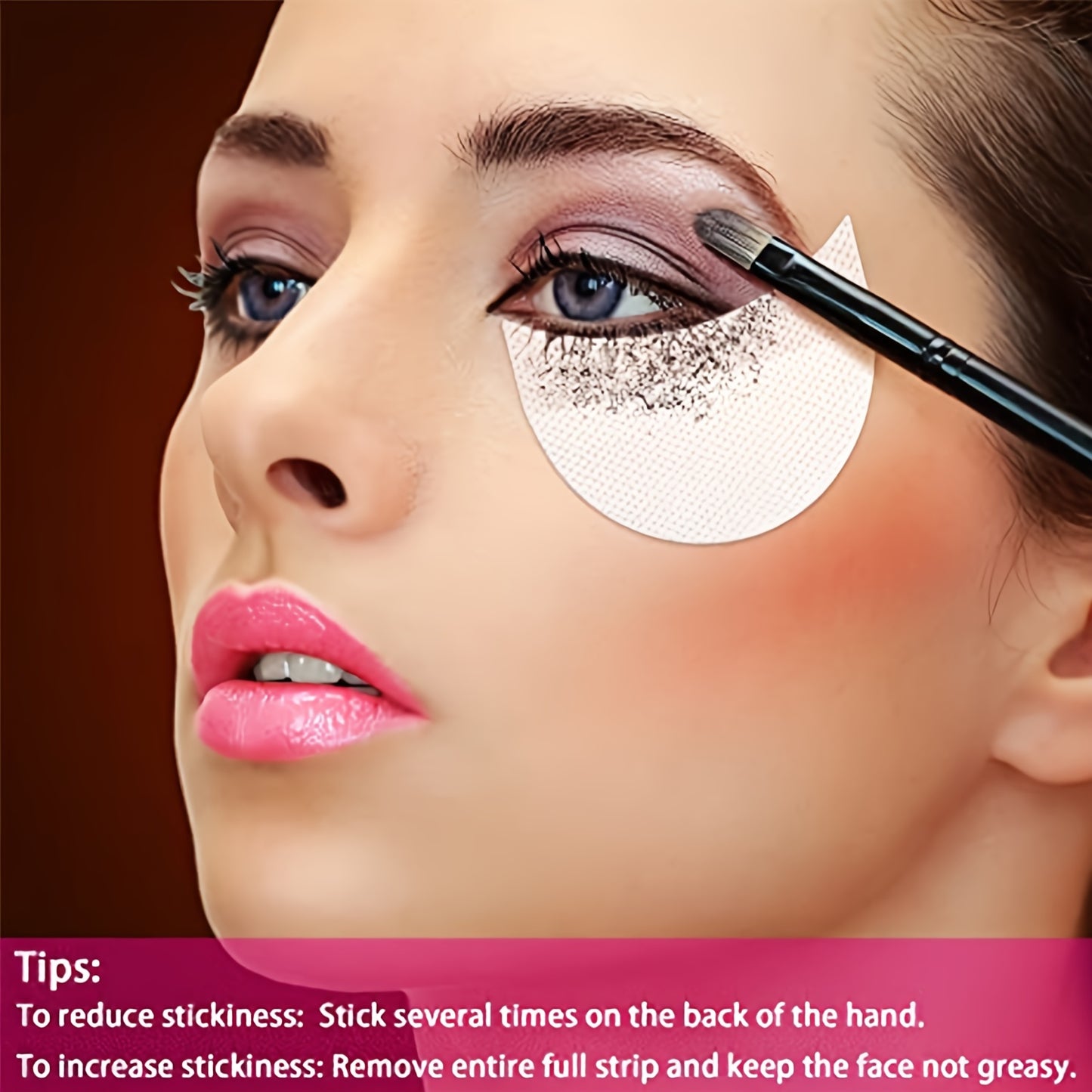 10-Pack of Professional Eyelash Extension Eye Stickers and Gel Patches for DIY False Lashes and Beauty Treatment