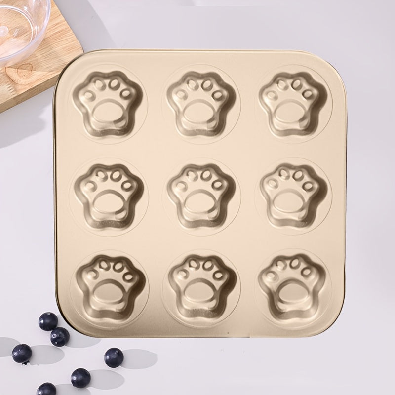 1-Piece 10.43" x 10.43" x 0.82" Madeleine Mold Cake Pan