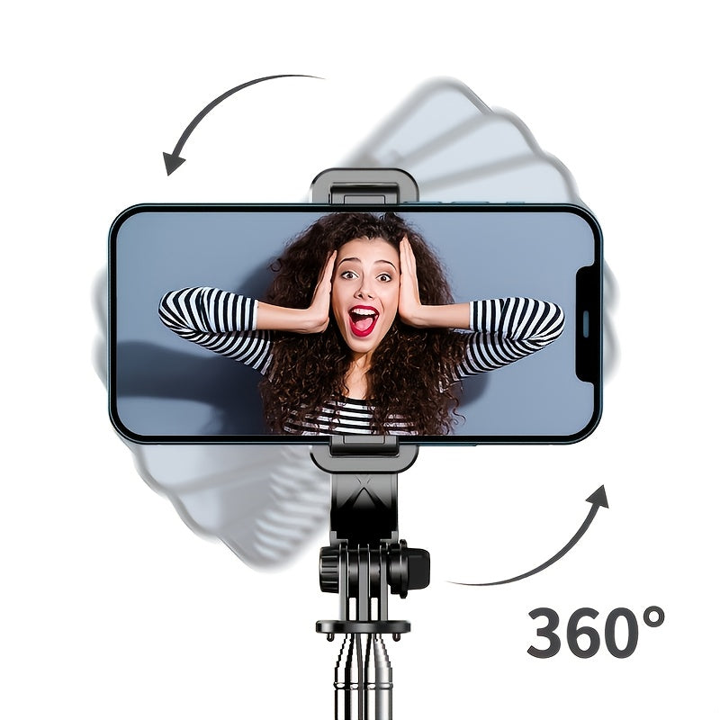 All-in-One Wireless Selfie Stick Tripod with Remote Control