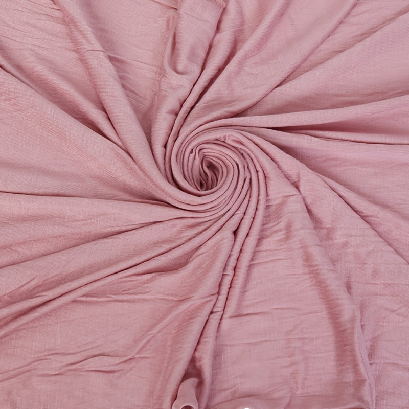 High Quality Stretchy Plain Maxi Scarf Shawl - Ideal for Hijab, Warm Wrap, Eid and Mother's Day Gifts