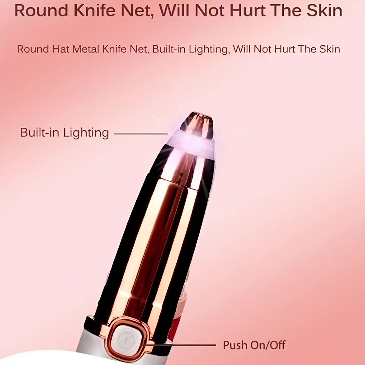 Eyebrow Pencil Hair Remover and Trimmer: Painless, Flawless, Electric Shaver for Women