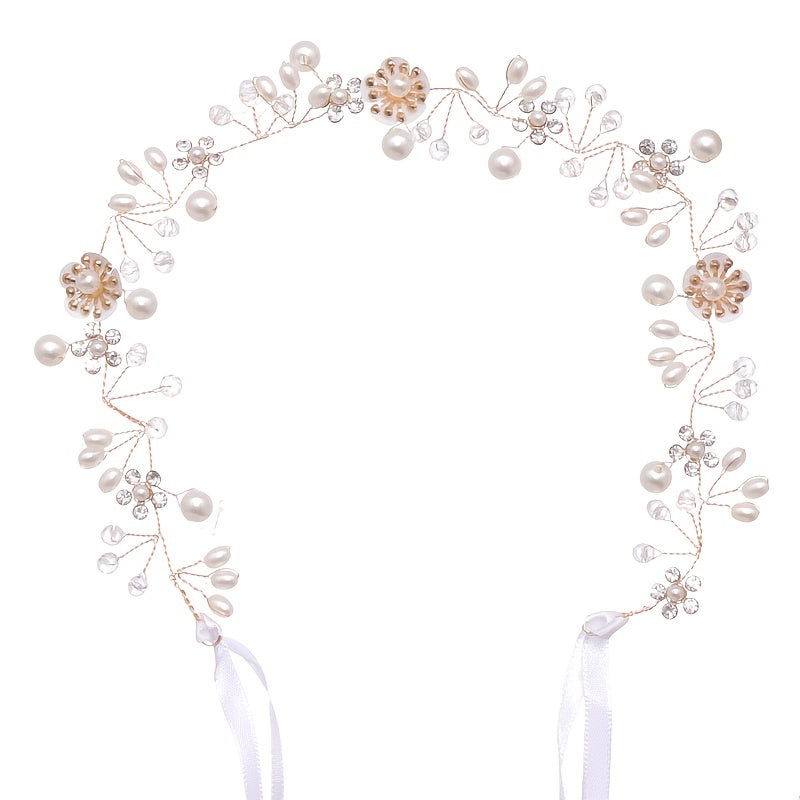 Crystal Pearl Bridal Headband