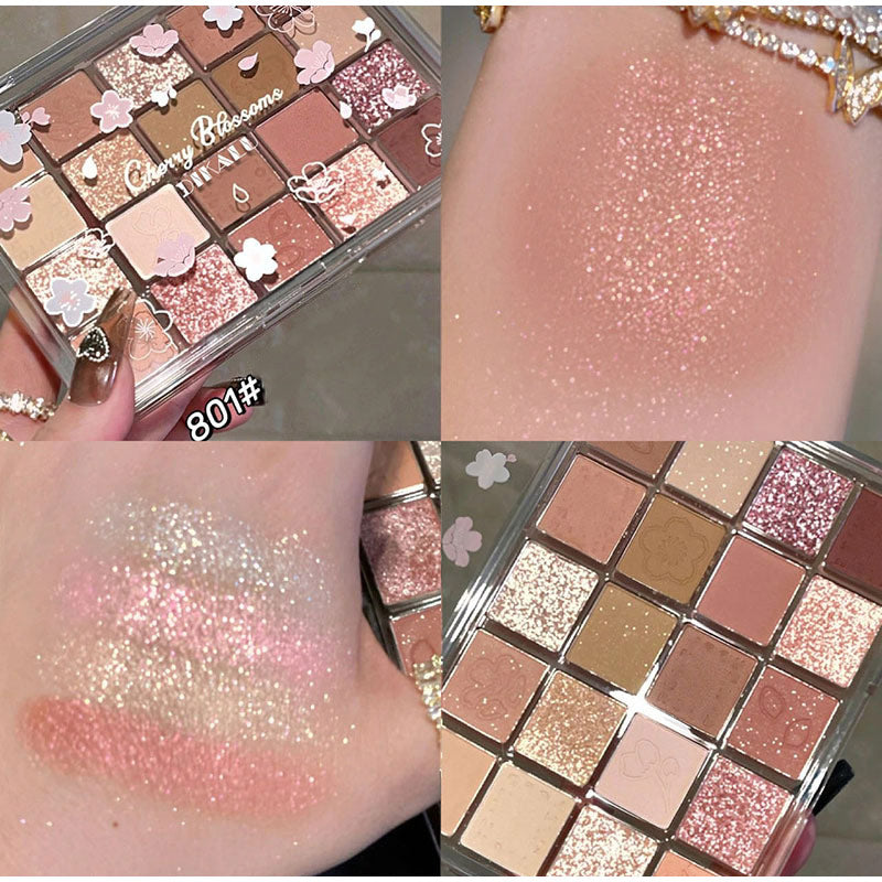 Milk Tea Earth Red-brown Eyeshadow Palette - 20 Colors for Makeup Beginners