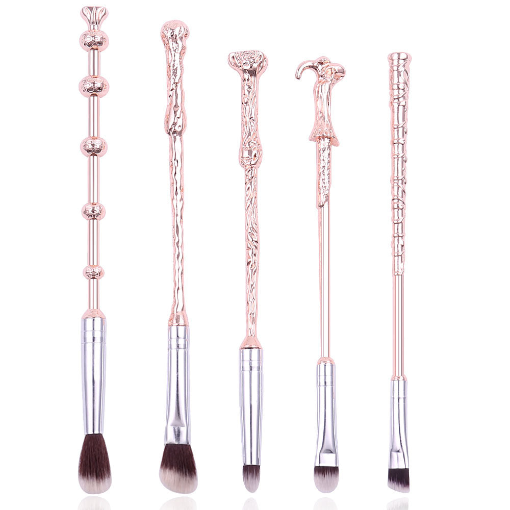 Makeup Brushes Set - 5pcs Wizard Wand Makeup Brushes