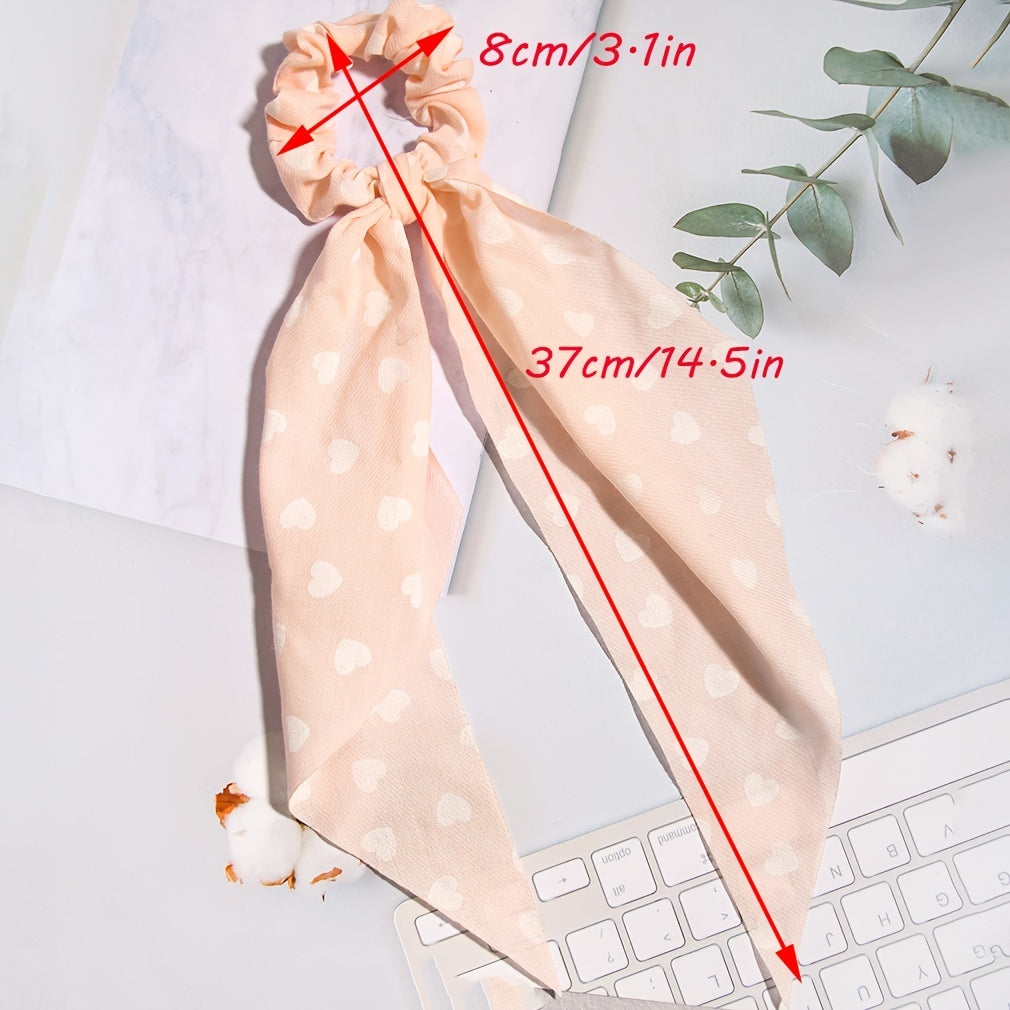 Cute Polka Dot Scrunchie Set