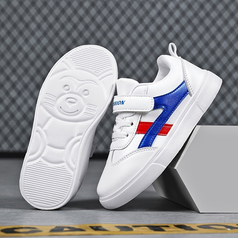 Boys' Casual Simple White Sneakers