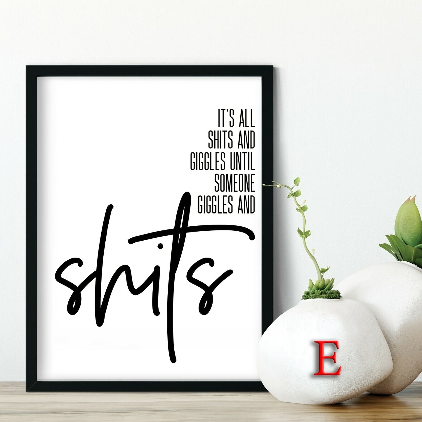 10pcs Bathroom Funny Quotes Posters - Frameless, 12"x8"
