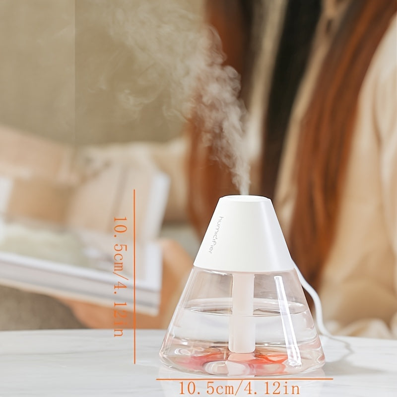 Mini Volcanic Humidifier - Quiet Desktop Humidifier