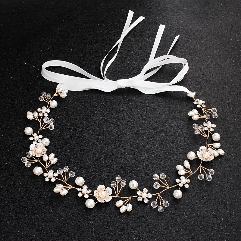 Crystal Pearl Bridal Headband