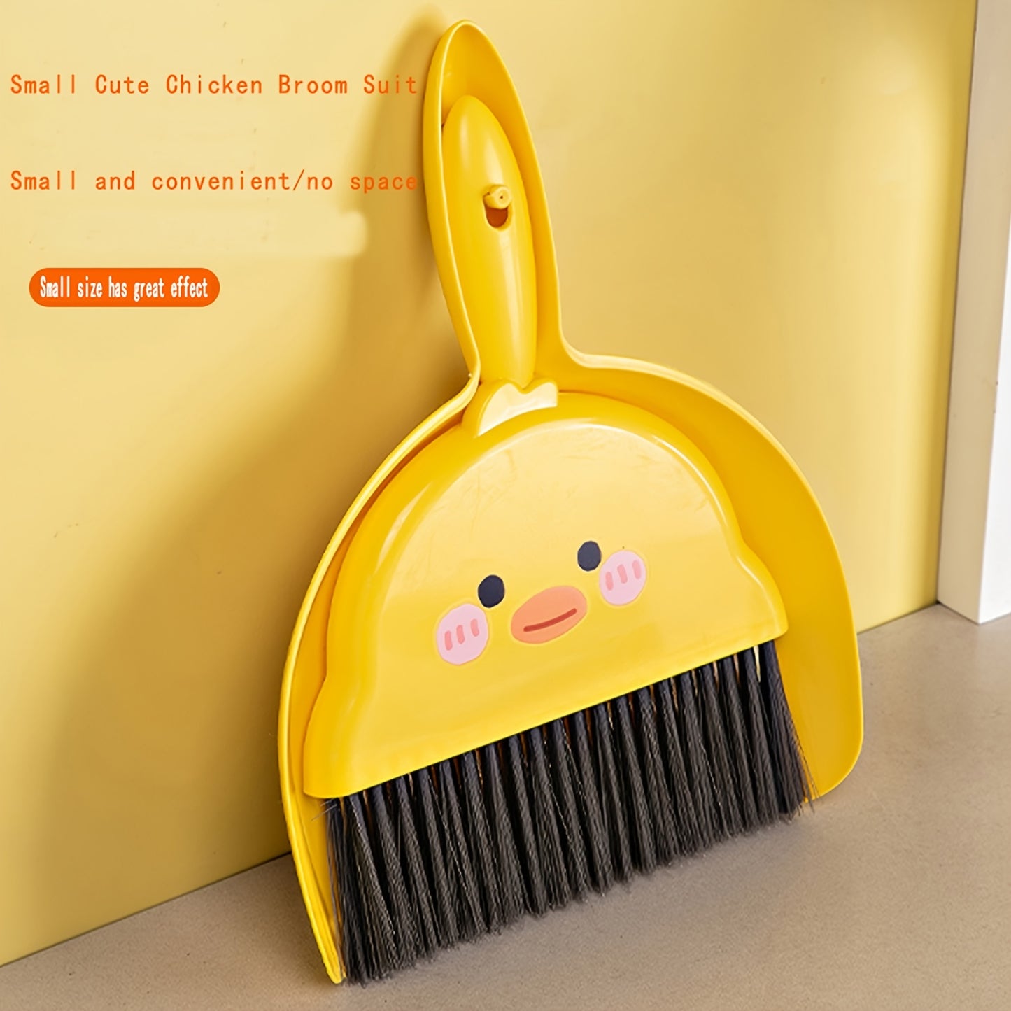 Small Yellow Duck Mini Desk Sweeper Set