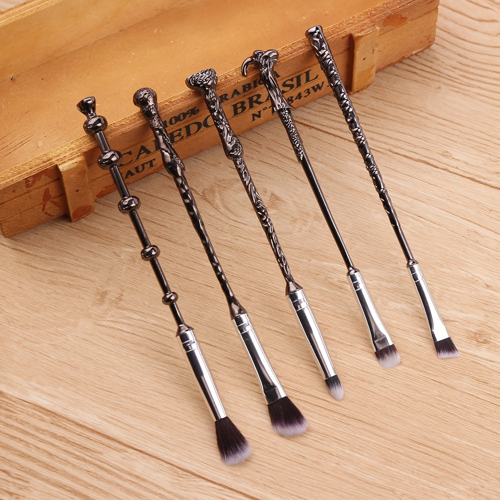 Makeup Brushes Set - 5pcs Wizard Wand Makeup Brushes
