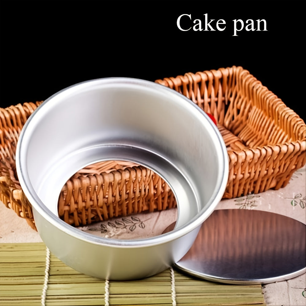 4/6 Inch Round Pattern Aluminum Alloy Cake Pan with Removable Bottom