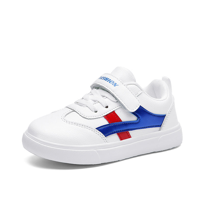 Boys' Casual Simple White Sneakers
