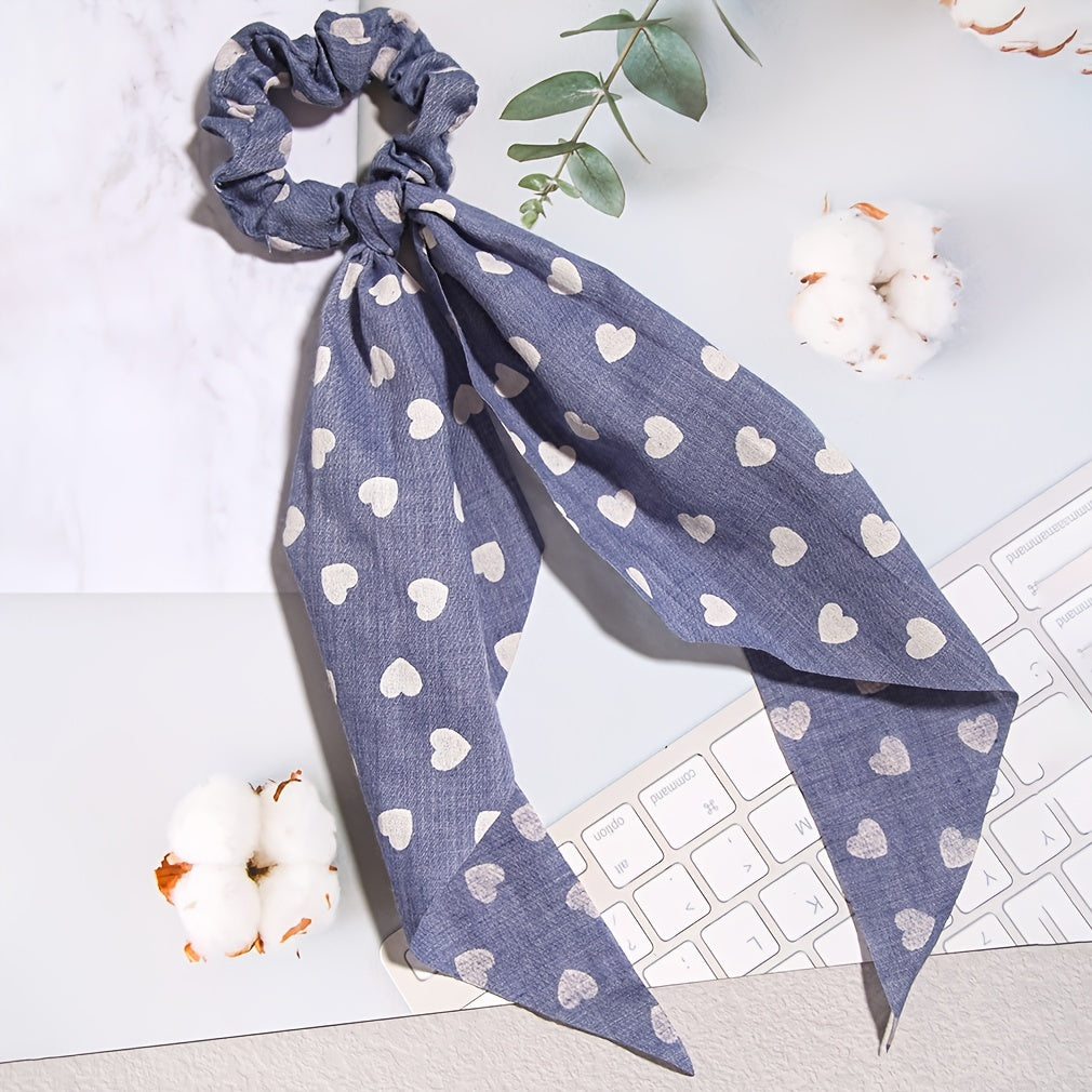 Cute Polka Dot Scrunchie Set