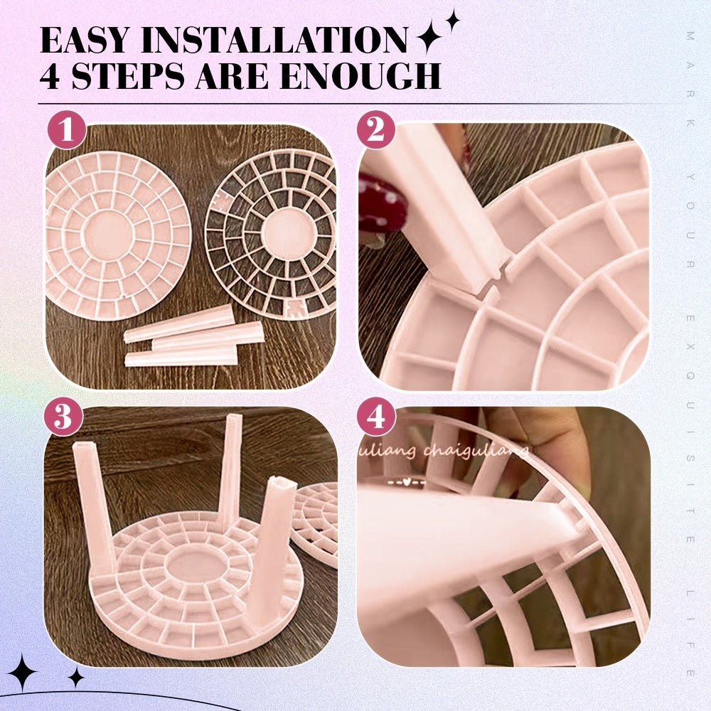 Makeup Brush Storage Rack: Lightweight and Stylish Display Stand for Organizing Eyebrow Pencils, Cosmetic Brushes, and More