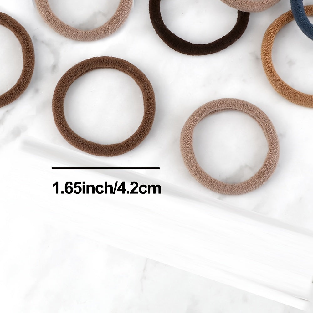 50PCS Colorful Hair Ties