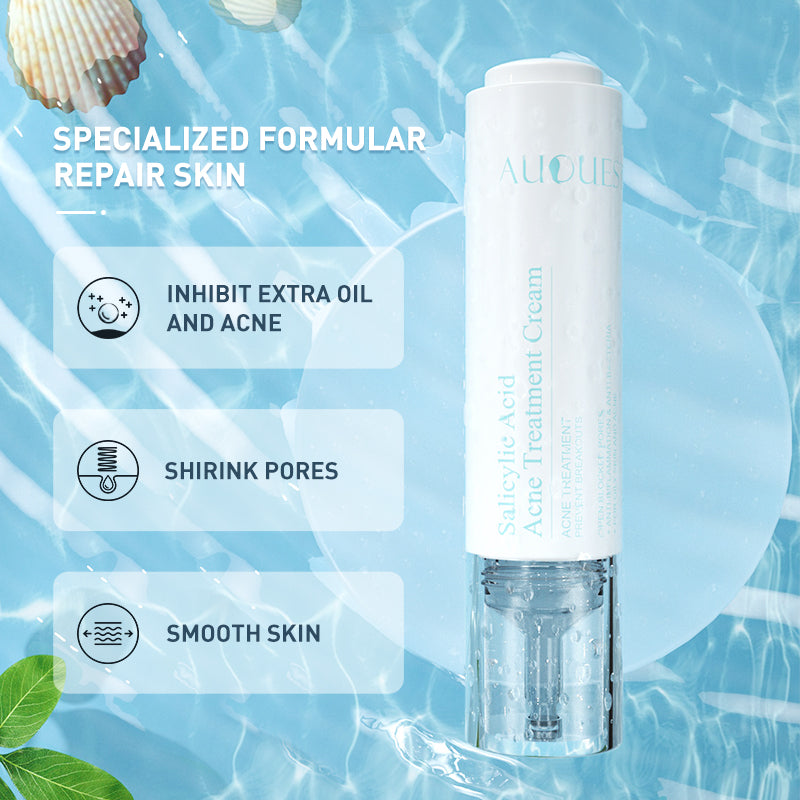 Achieve clear and bright skin with Auquest Acne Treatment Cream,