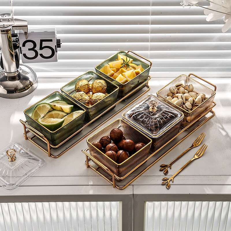 "Transparent Square Dried Fruit Salad Dessert Jars: A Stylish and Convenient Way to Serve and Enjoy Your Favorite Snacks