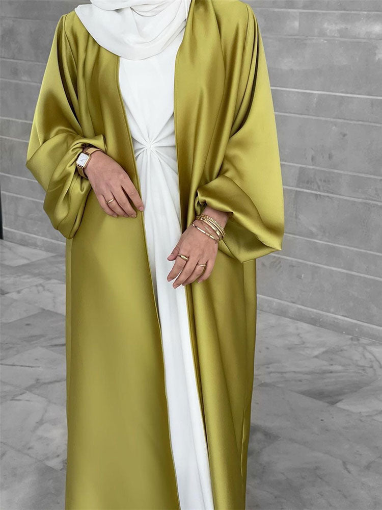 Women's Eid Open Abaya Inner Dress
