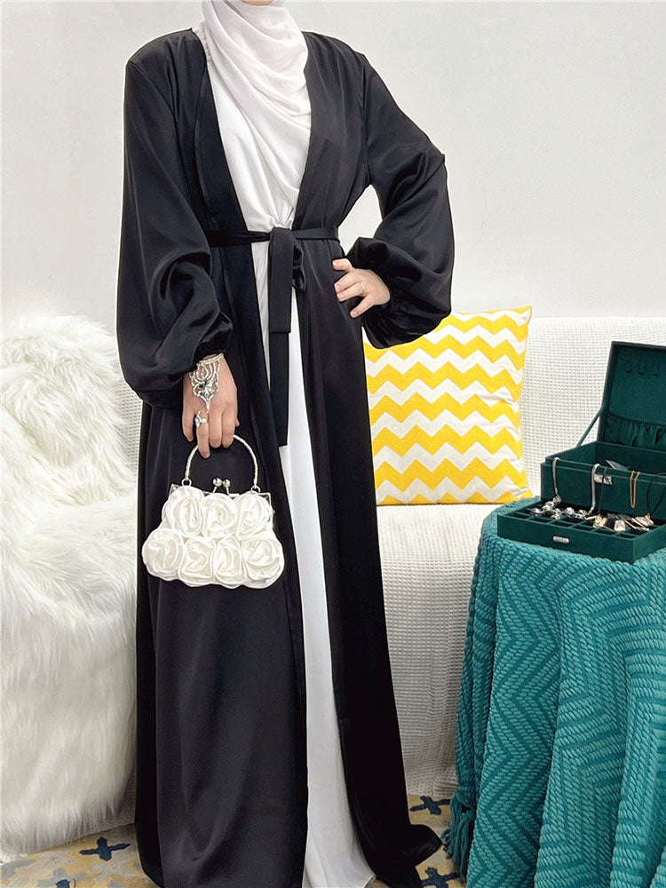 Women's Eid Open Abaya Inner Dress