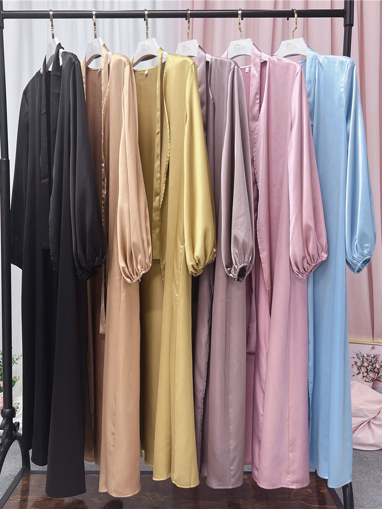 Women's Eid Open Abaya Inner Dress