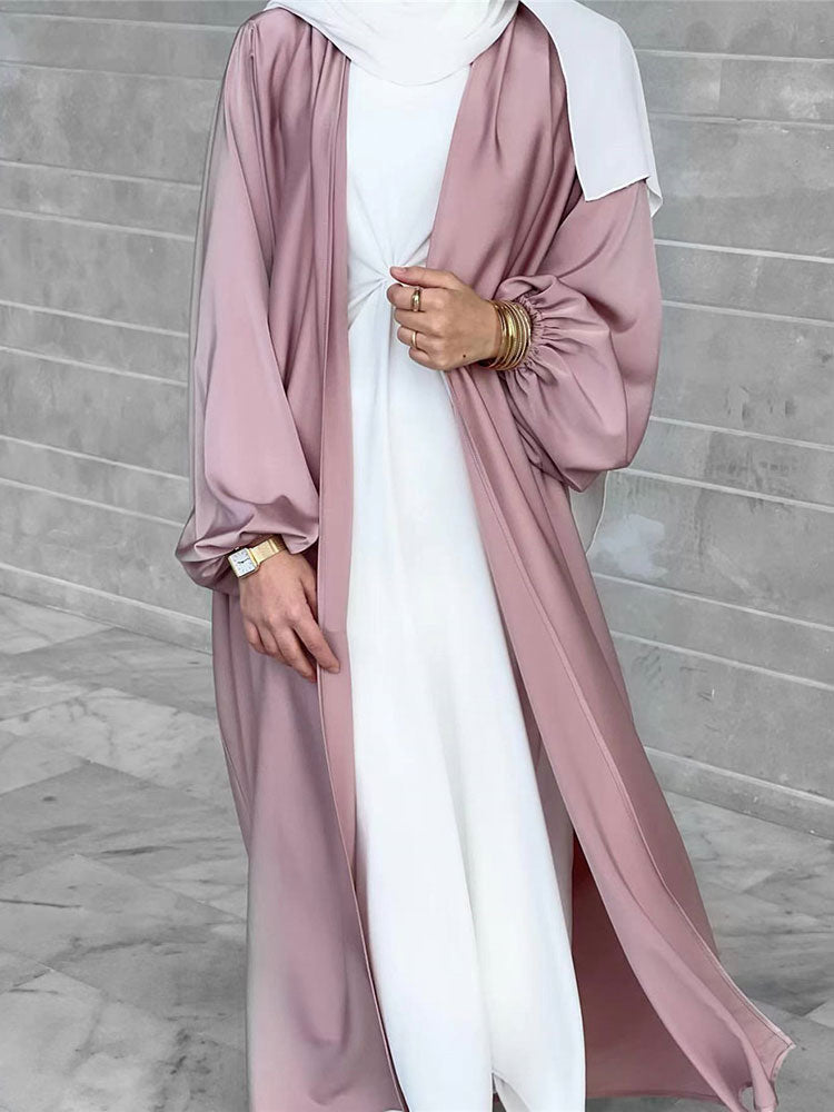 Women's Eid Open Abaya Inner Dress