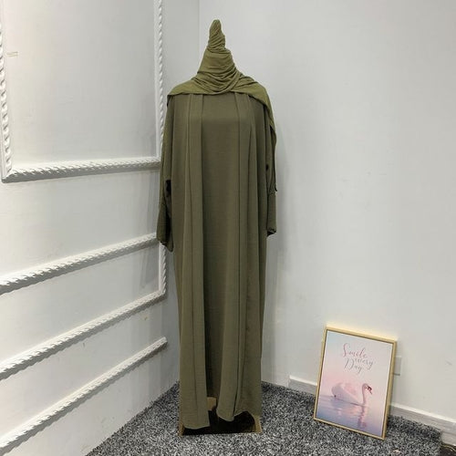Women's Eid Ramadan Mubarak Kaftan Abaya