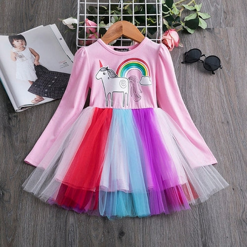 Adorable Polka Dot Party: Fall Tulle Dresses for Girls - Evening and Costume Wear