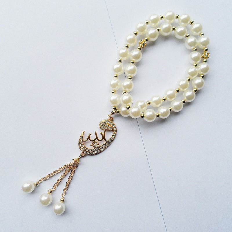33pcs 2-layer Pearl Beads - High Quality Muslim Religious Set
