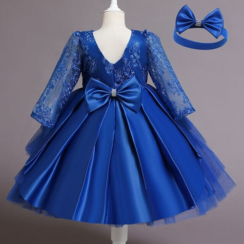 Toddler Girls White Weddings Party Princess Dresses Elegant Kids