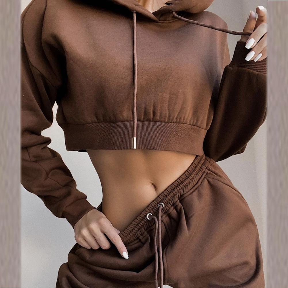 2022- White Sexy Hoodies Pants Set Tracksuit