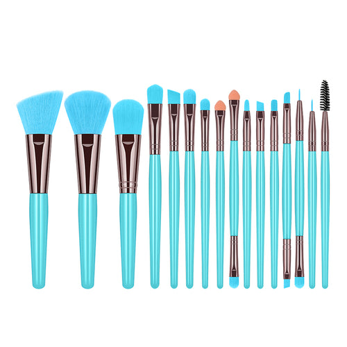 Xinyan Professional Blue Makeup Brush Set