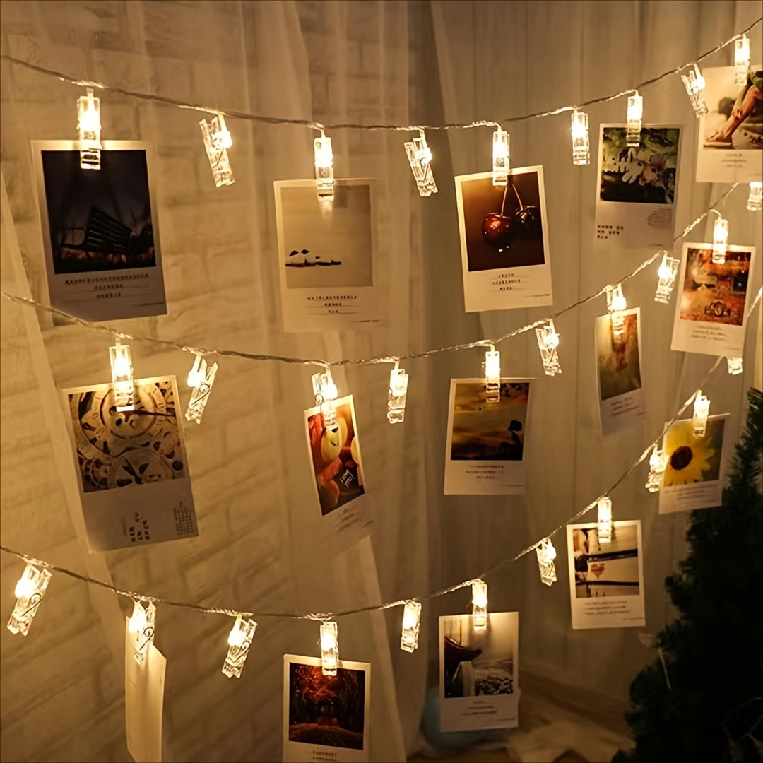 Photo Clip Light - Christmas Ornaments, Holiday Accessory