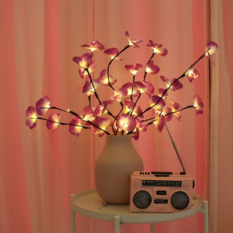 LED Butterfly Orchid Branch Light for Indoor Decoration