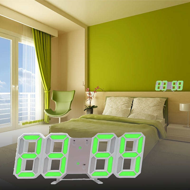 3D LED Digital Clock for Home Decoration