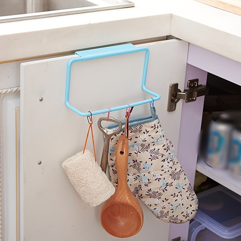 Over-the-Cabinet Kitchen Dish Towel Bar - Space-Saving Storage Solution