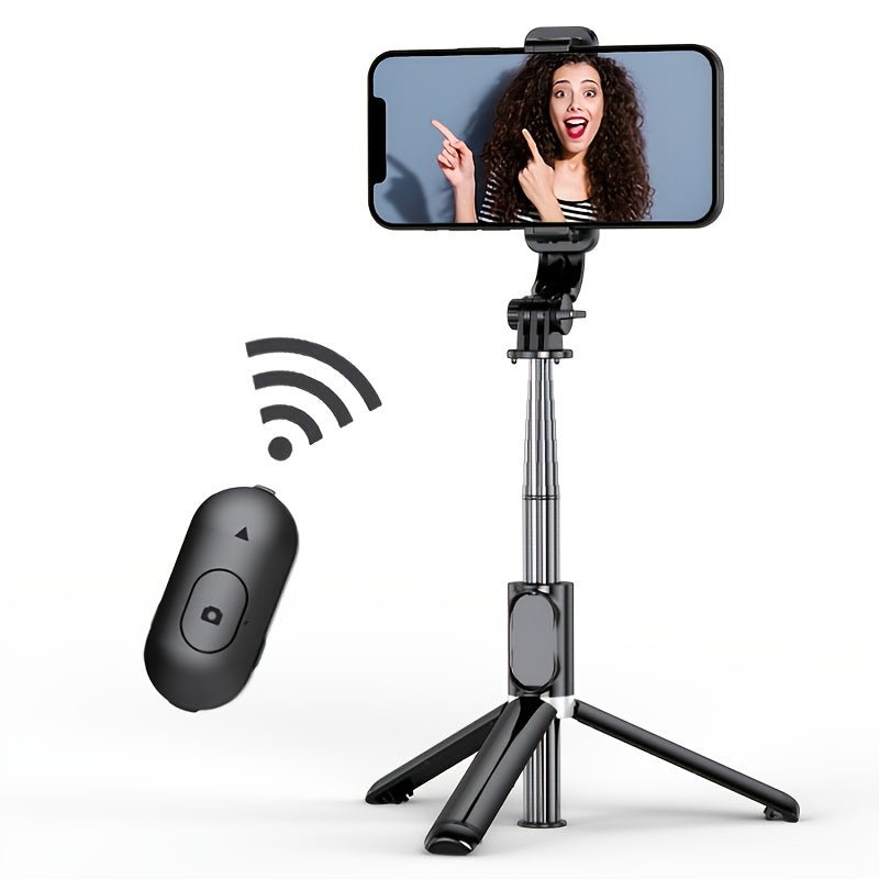 All-in-One Wireless Selfie Stick Tripod with Remote Control