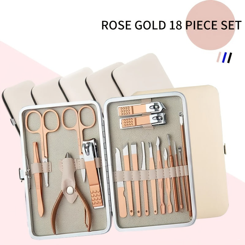Elite Rose Golden Nail Clipper Set