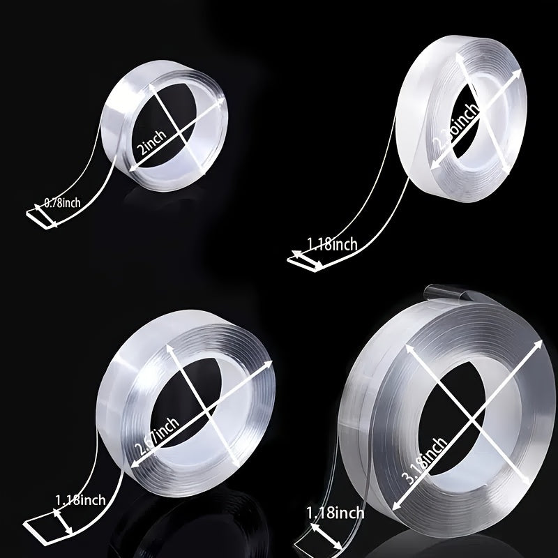 Nano Tape Roll - Double Sided, Transparent, Reusable, Waterproof Adhesive Tape
