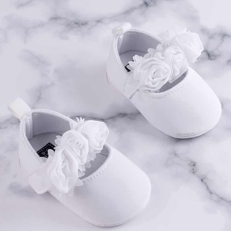Flower Mary Jane Flats for Baby Girls