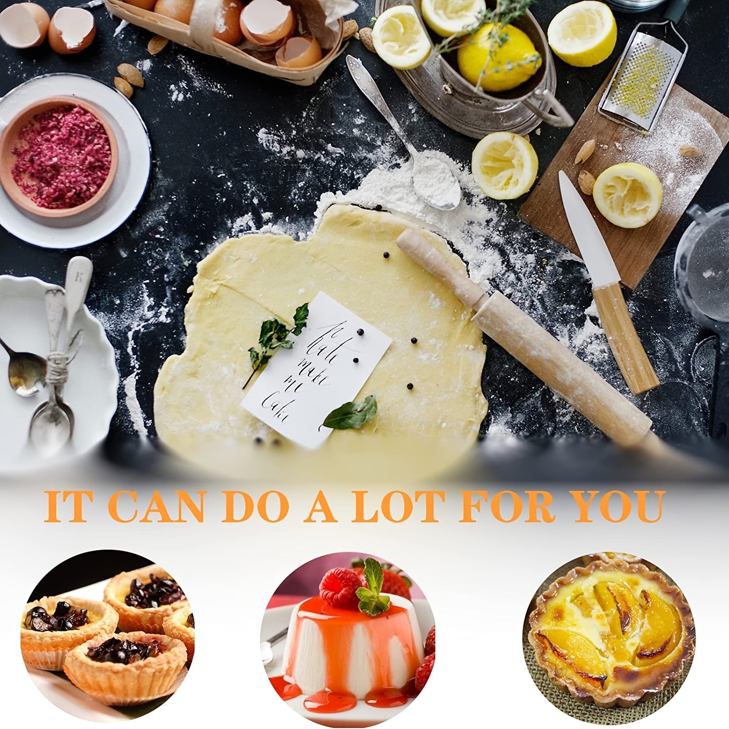 Upgraded Bigger Size Egg Tart Mold Set