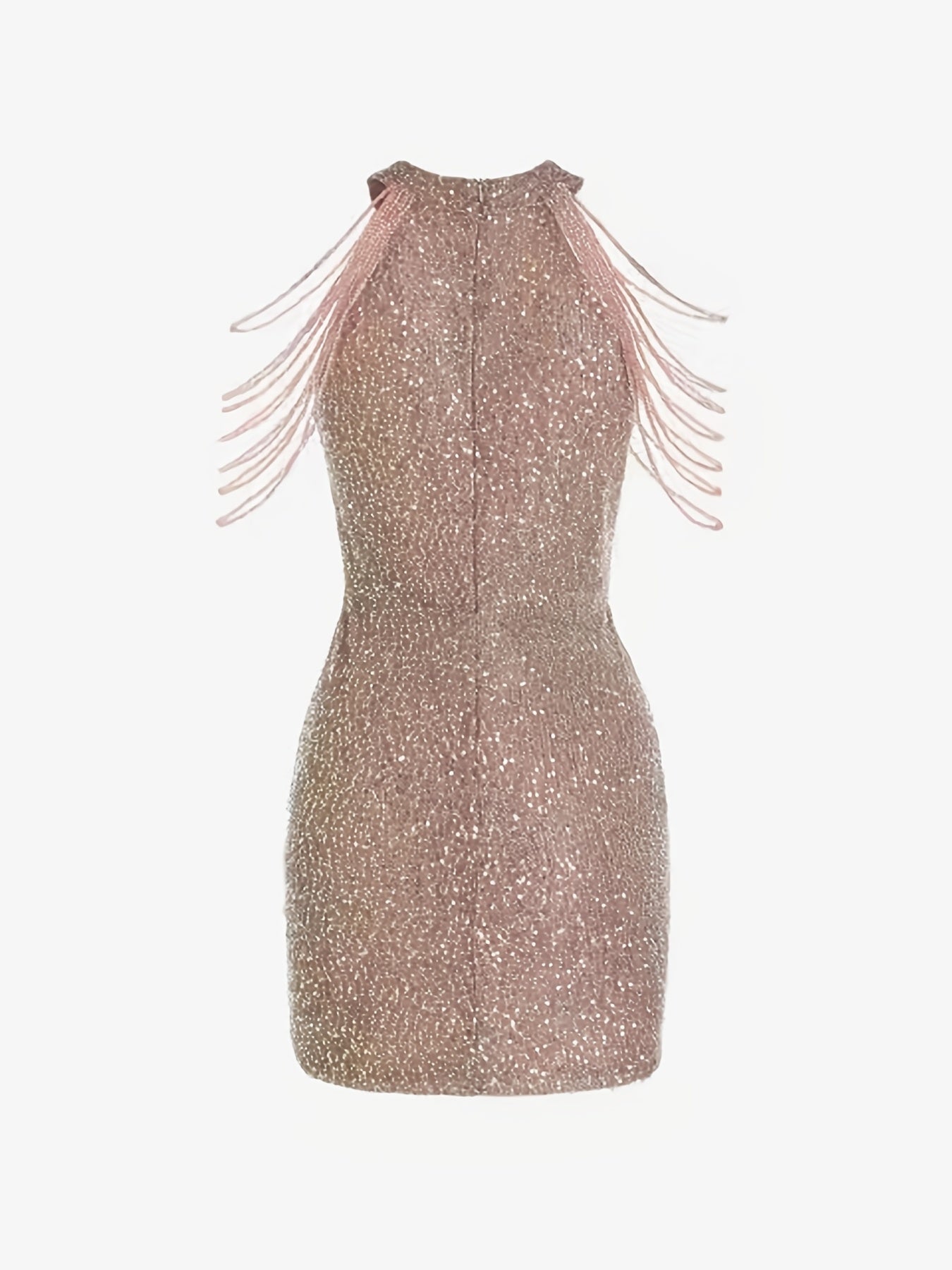 Sparkling Off-Shoulder Bodycon Dress for Women - Club and Party Outfit