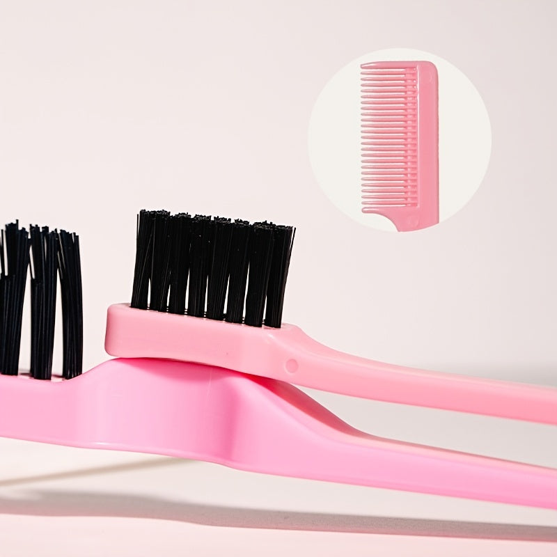 3-Piece Hair Styling Comb Set (Pink)