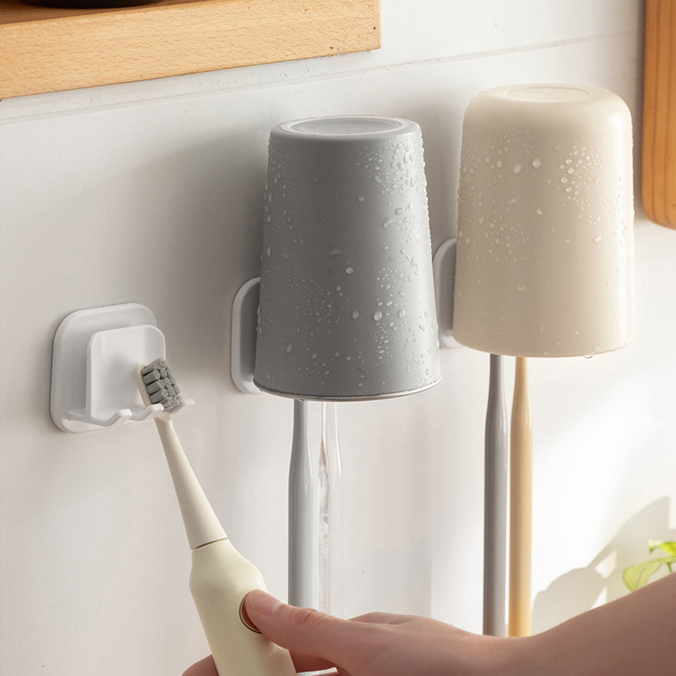 Wall Mounted Toothbrush Holder