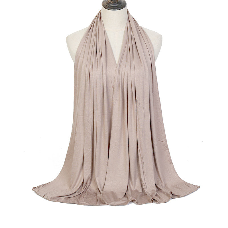 High Quality Stretchy Plain Maxi Scarf Shawl - Ideal for Hijab, Warm Wrap, Eid and Mother's Day Gifts