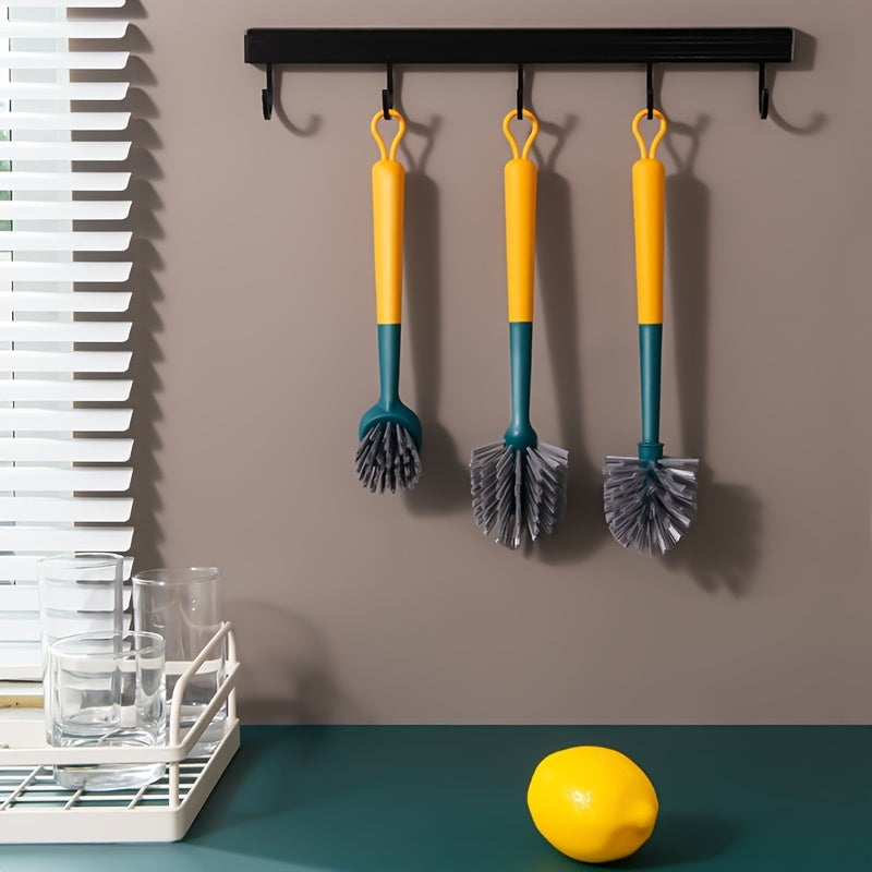Household Deep Cleaning Brush Set - 6pc Kit for Kitchen and Bathroom