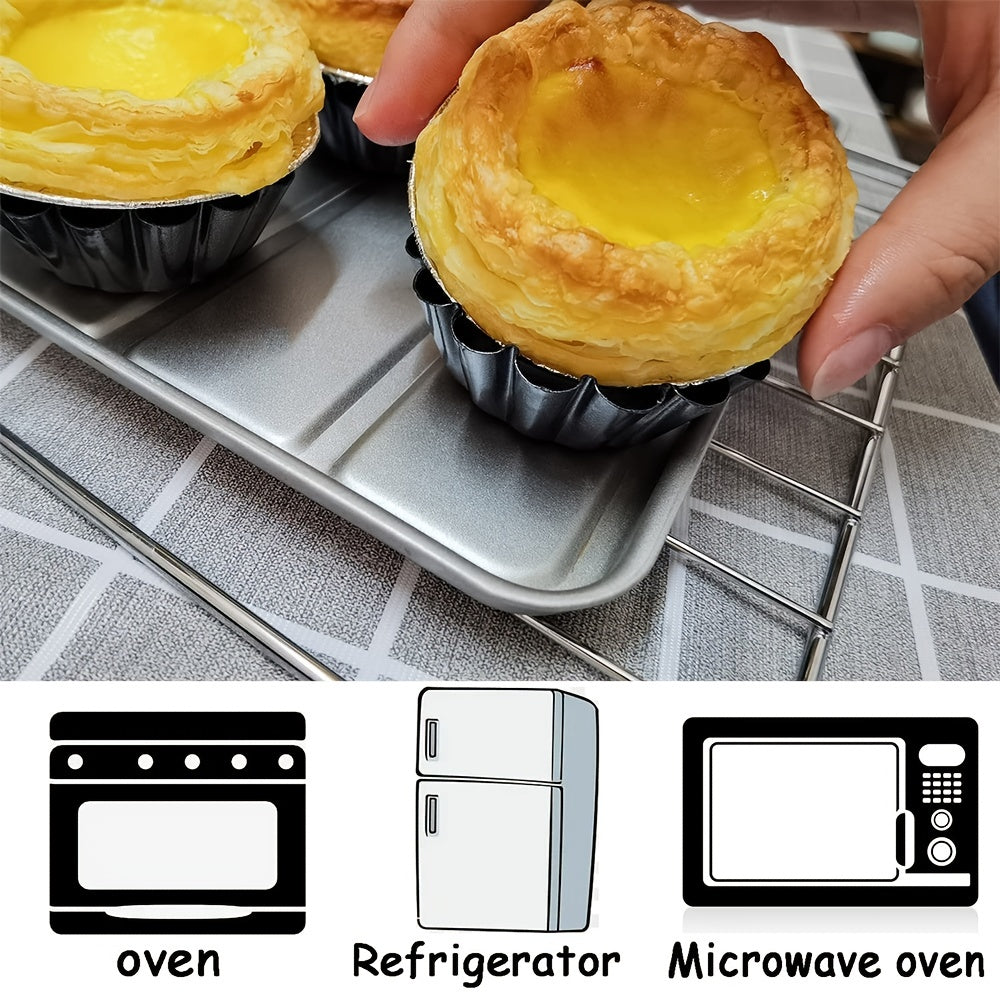 Upgraded Bigger Size Egg Tart Mold Set