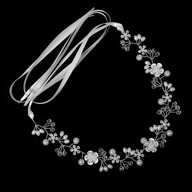 Crystal Pearl Bridal Headband